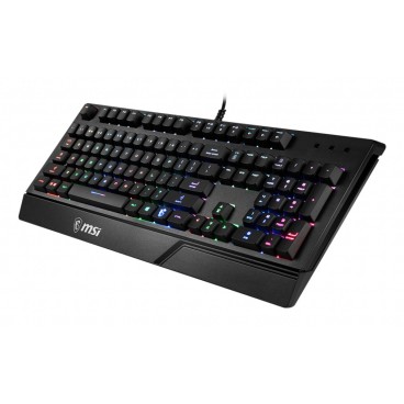 MSI Vigor GK20 clavier Gaming USB AZERTY Français Noir
