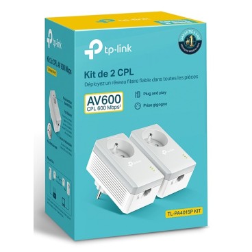 TP-Link TL-PA4015P KIT 500 Mbit s Ethernet LAN Blanc 2 pièce(s)