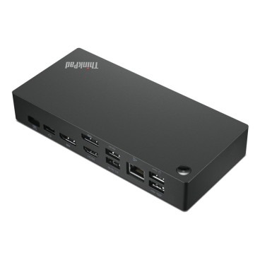 Lenovo ThinkPad Universal USB-C Dock Avec fil USB 3.2 Gen 1 (3.1 Gen 1) Type-C Noir