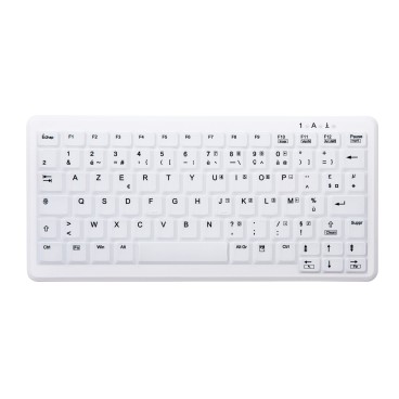Contour Design Active Key AK-C4110 clavier Médical RF sans fil AZERTY Français Blanc
