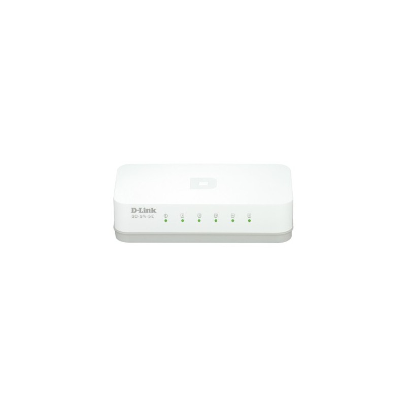 D-Link GO-SW-5E commutateur réseau Non-géré Fast Ethernet (10 100) Blanc