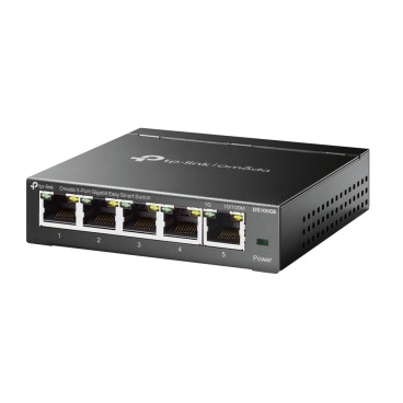TP-Link Omada DS105GE commutateur réseau Géré L2 Gigabit Ethernet (10 100 1000) Noir