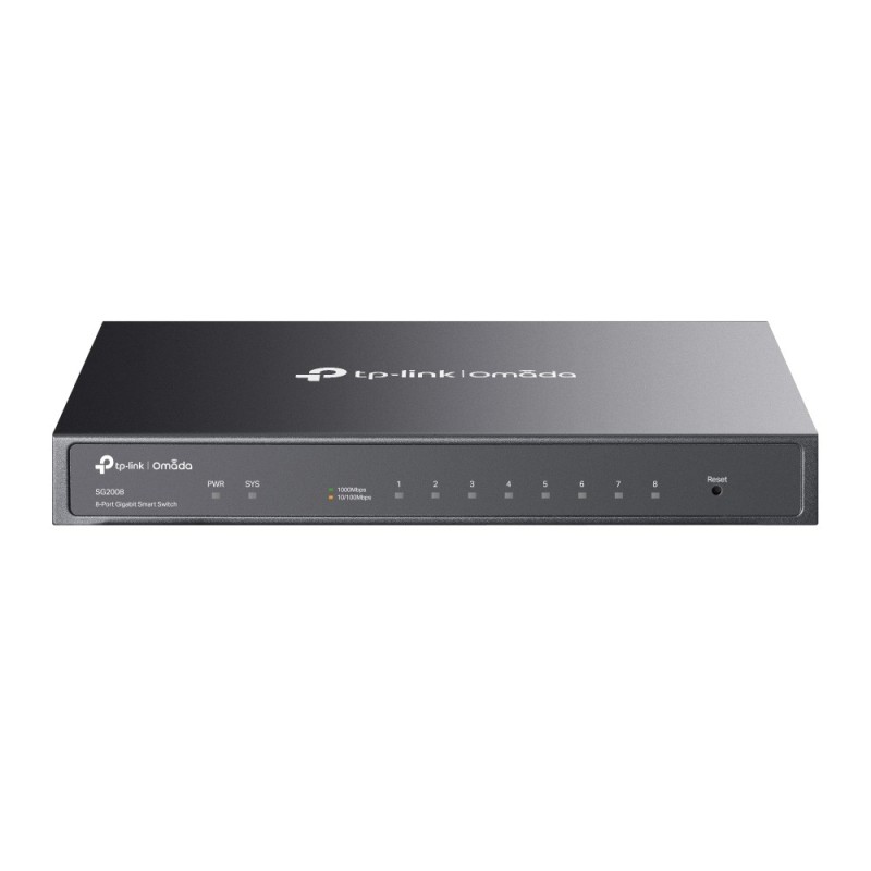 TP-Link Omada SG2008 commutateur réseau Géré L2 L2+ Gigabit Ethernet (10 100 1000) Noir