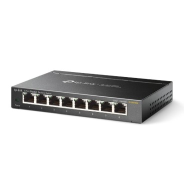 TP-Link Omada TL-SG108S commutateur réseau Non-géré Gigabit Ethernet (10 100 1000) Noir