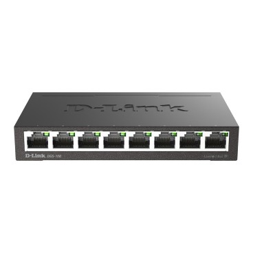 D-Link DGS-108 Non-géré L2 Gigabit Ethernet (10 100 1000) Noir