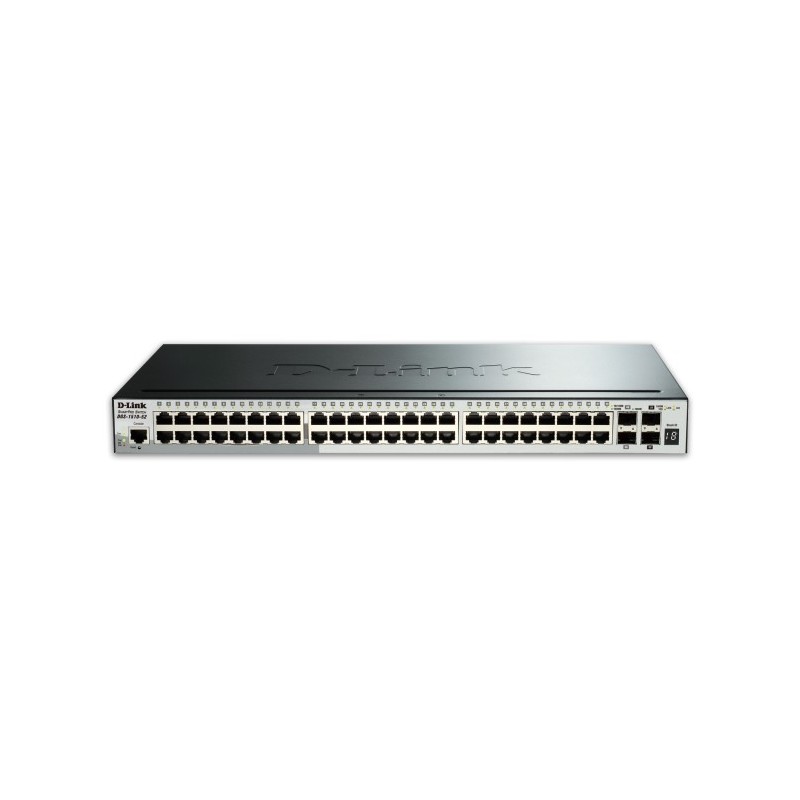 D-Link DGS-1510-52X commutateur réseau Géré L3 Gigabit Ethernet (10 100 1000) 1U Noir