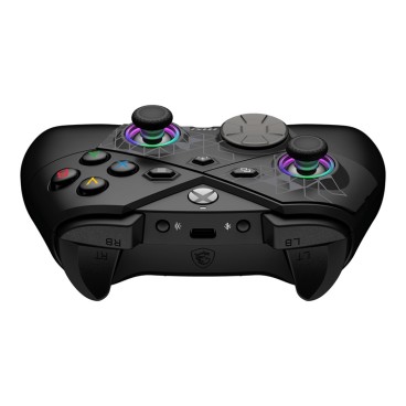 MSI FORCE PRO WIRELESS Noir USB 2.0 Manette de jeu Analogique Numérique Android, PC, Xbox, Xbox One S, Xbox One X, Xbox Series