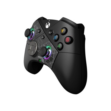 MSI FORCE PRO WIRELESS Noir USB 2.0 Manette de jeu Analogique Numérique Android, PC, Xbox, Xbox One S, Xbox One X, Xbox Series