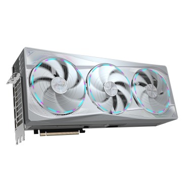 GIGABYTE AORUS GeForce RTX 5090 MASTER ICE 32G Carte Graphique - 32 Go GDDR7, 512 bits, PCI-E 5.0, 2655MHz Fréquence du Cœur, 3