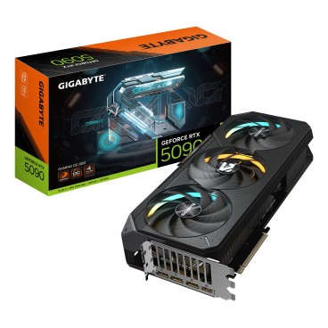 GIGABYTE GeForce RTX 5090 GAMING OC 32G Carte Graphique - 32 Go GDDR7, 512 bits, PCI-E 5.0, 2550MHz Core Clock, 3 x DP 2.1a, 1