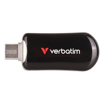 Verbatim 30226 lecteur USB flash 256 Go USB Type-C 3.2 Gen 1 (3.1 Gen 1) Noir