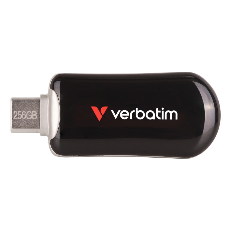 Verbatim 30226 lecteur USB flash 256 Go USB Type-C 3.2 Gen 1 (3.1 Gen 1) Noir