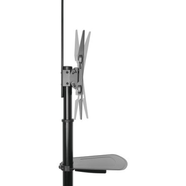 Fellowes 100136877 support d'écran plat pour bureau 177,8 cm (70") Sol Noir