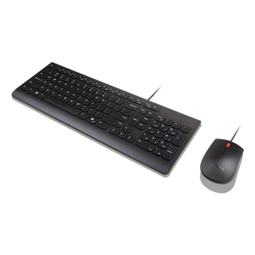 Lenovo 4X31R64411 clavier Souris incluse Universel USB Français Noir