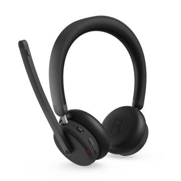 Lenovo 6550 Casque Sans fil Arceau Bureau Centre d'appels USB Type-C Bluetooth Noir