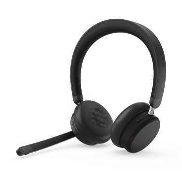 Lenovo 6550 Casque Sans fil Arceau Bureau Centre d'appels USB Type-C Bluetooth Noir