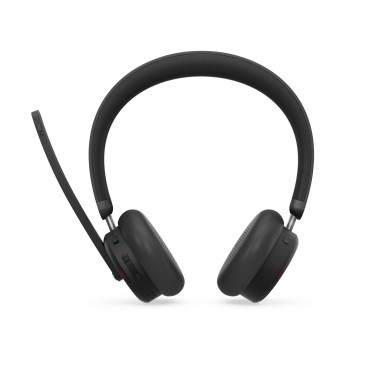 Lenovo ANC Headset 6550 Casque Sans fil Arceau Bureau Centre d'appels USB Type-C Bluetooth Noir