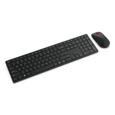 Lenovo 4X31S04810 clavier Souris incluse Bureau RF sans fil + Bluetooth Français Noir