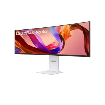 LG 49U950A-W.AEU écran plat de PC 124,5 cm (49") 5120 x 1440 pixels Dual QHD LED Noir, Blanc