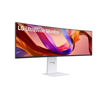 LG 49U950A-W.AEU écran plat de PC 124,5 cm (49") 5120 x 1440 pixels Dual QHD LED Noir, Blanc