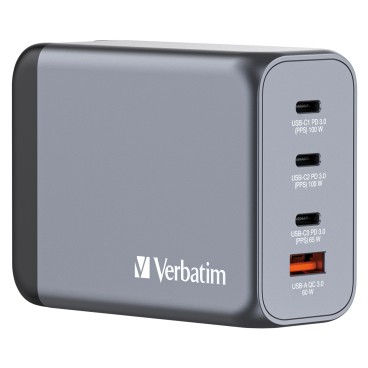 Verbatim GNC-200 Universel Noir, Gris Secteur Charge rapide Intérieure