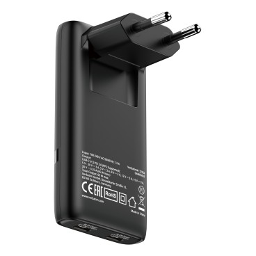 Verbatim 32354 chargeur d'appareils mobiles Ordinateur portable, Smartphone, Tablette Noir Secteur Charge rapide Intérieure