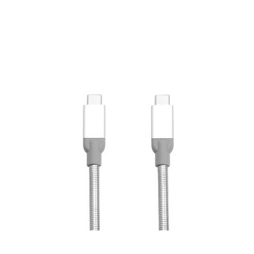 Verbatim Câble de synchronisation et de charge USB-C à USB-C USB 3.1 GÉN 2 de en acier inoxydable de 30 cm
