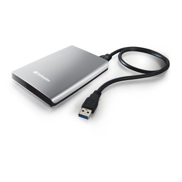 Verbatim Disque dur portable USB Store 'n' Go 3.0, 2 To, Argenté