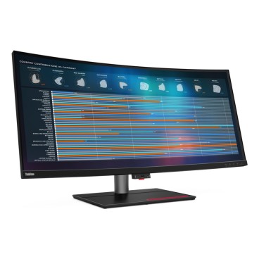 Lenovo ThinkVision P40w-20 écran plat de PC 100,8 cm (39.7") 5120 x 2160 pixels 5K Ultra HD LED Noir