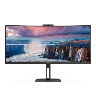 AOC V5 CU34V5CW écran plat de PC 86,4 cm (34") 3440 x 1440 pixels Wide Quad HD LED Noir