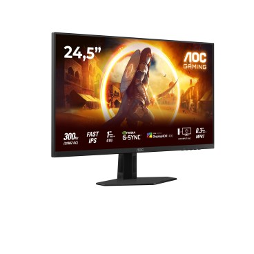 AOC G4 25G4SRE écran plat de PC 62,2 cm (24.5") 1920 x 1080 pixels Full HD LED Noir, Rouge