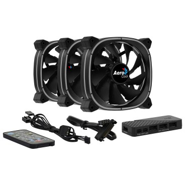 Aerocool Astro 12 Pro Boitier PC Ventilateur 12 cm Noir