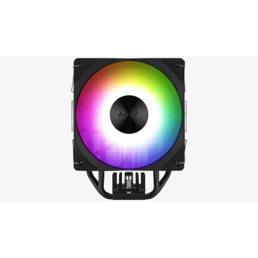 Aerocool Rime 4 Dual Processeur Refroidisseur d'air 12 cm Noir 1 pièce(s)