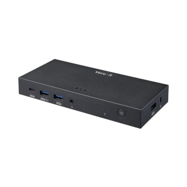 Acer Vero MST Dock M33 100W PD - Black EU (Retail pack) Avec fil USB 3.2 Gen 2 (3.1 Gen 2) Type-C Noir