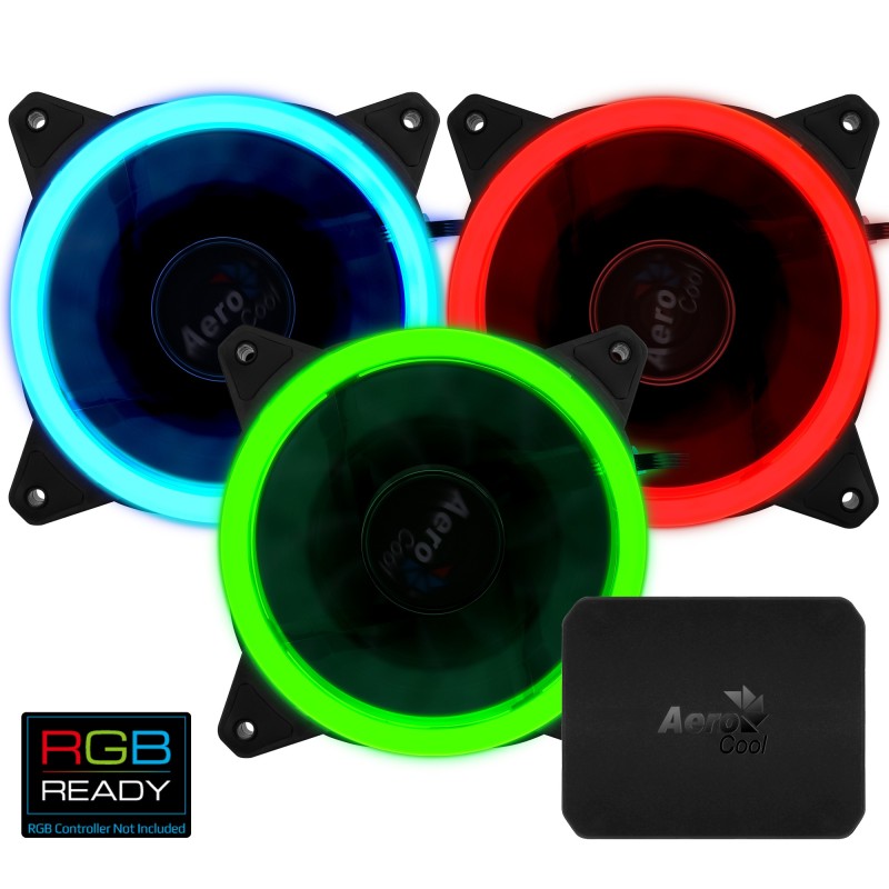 Aerocool Rev RGB Pro Boitier PC Ventilateur 12 cm Noir
