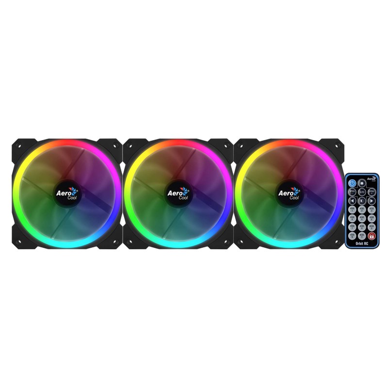 Aerocool Orbit RC Boitier PC Ventilateur 12 cm Noir