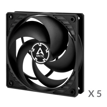 ARCTIC P12 Value Pack Boitier PC Ventilateur 12 cm Noir