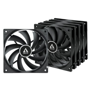 ARCTIC F12 Boitier PC Ventilateur 12 cm Noir 5 pièce(s)