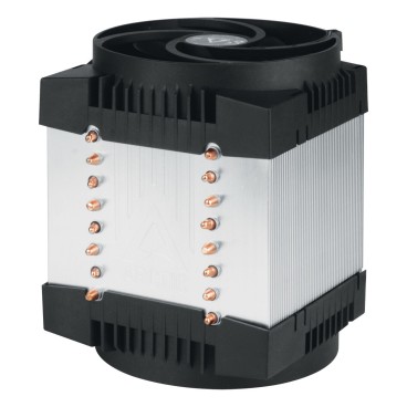 ARCTIC Freezer 4U-M Rev. 2 Processeur Refroidisseur d'air 12 cm Aluminium, Noir