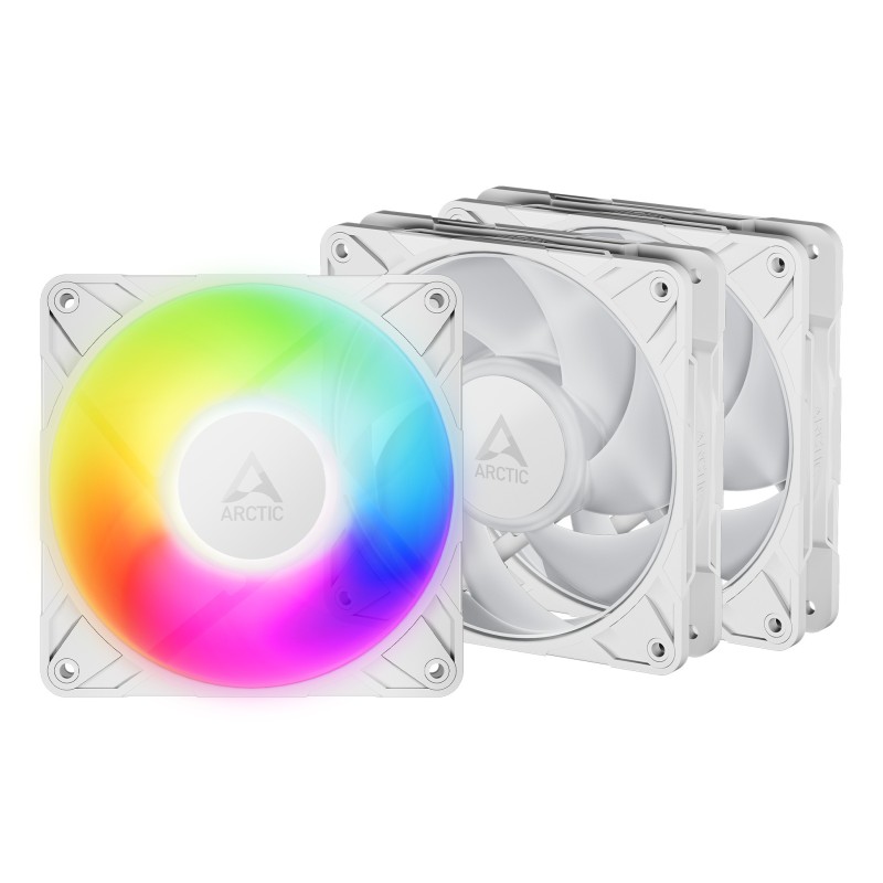 ARCTIC Freezer P12 Pro A-RGB (White) - 3 Pack Boitier PC Ventilateur 12 cm Blanc 3 pièce(s)