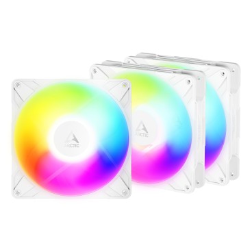 ARCTIC Freezer P14 Pro Reverse A-RGB (White) - 3 Pack Boitier PC Ventilateur 14 cm Blanc 3 pièce(s)