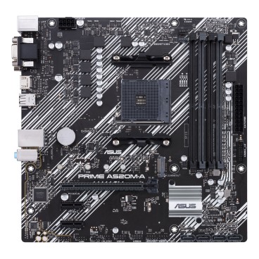 ASUS PRIME A520M-A II CSM AMD A520 Emplacement AM4 micro ATX