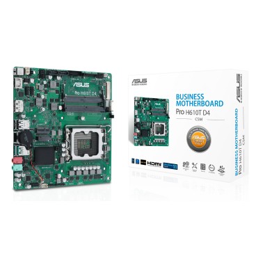ASUS Pro H610T D4-CSM Intel H610 LGA 1700 Thin Mini ITX