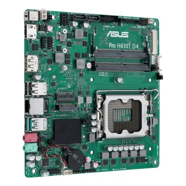 ASUS Pro H610T D4-CSM Intel H610 LGA 1700 Thin Mini ITX