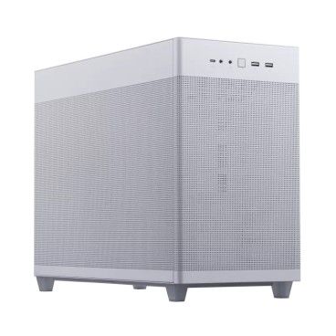 ASUS PRIME AP201 CASE TG WHITE Mini Tower Blanc