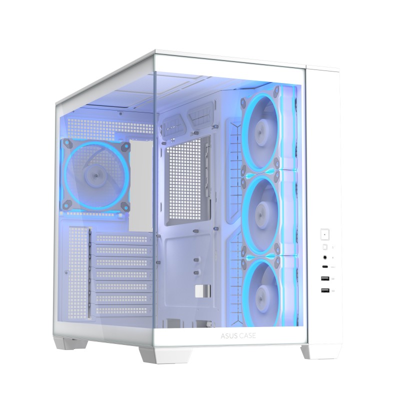 ASUS A32 Plus TG ARGB White Midi Tower Blanc