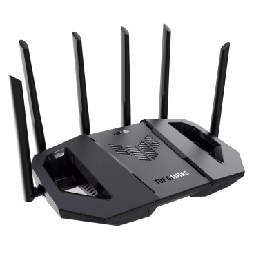ASUS TUF Gaming BE9400 (TUF-BE9400) routeur sans fil 2.5 Gigabit Ethernet Tri-bande (2,4 GHz   5 GHz   6 GHz) Noir