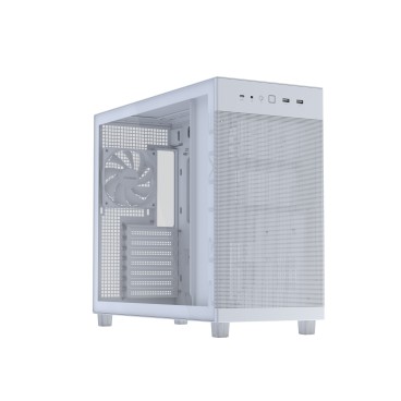 ASUS PRIME AP303 TG White Midi Tower Blanc