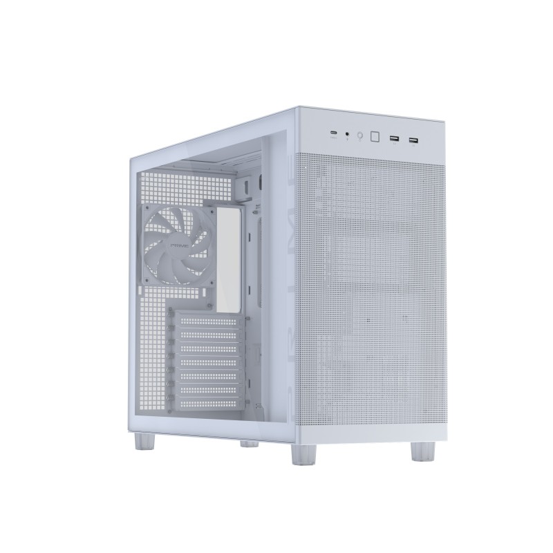 ASUS PRIME AP303 TG White Midi Tower Blanc
