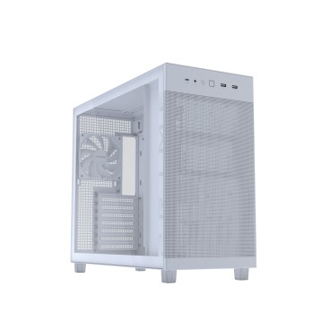 ASUS PRIME AP303 TG White Midi Tower Blanc